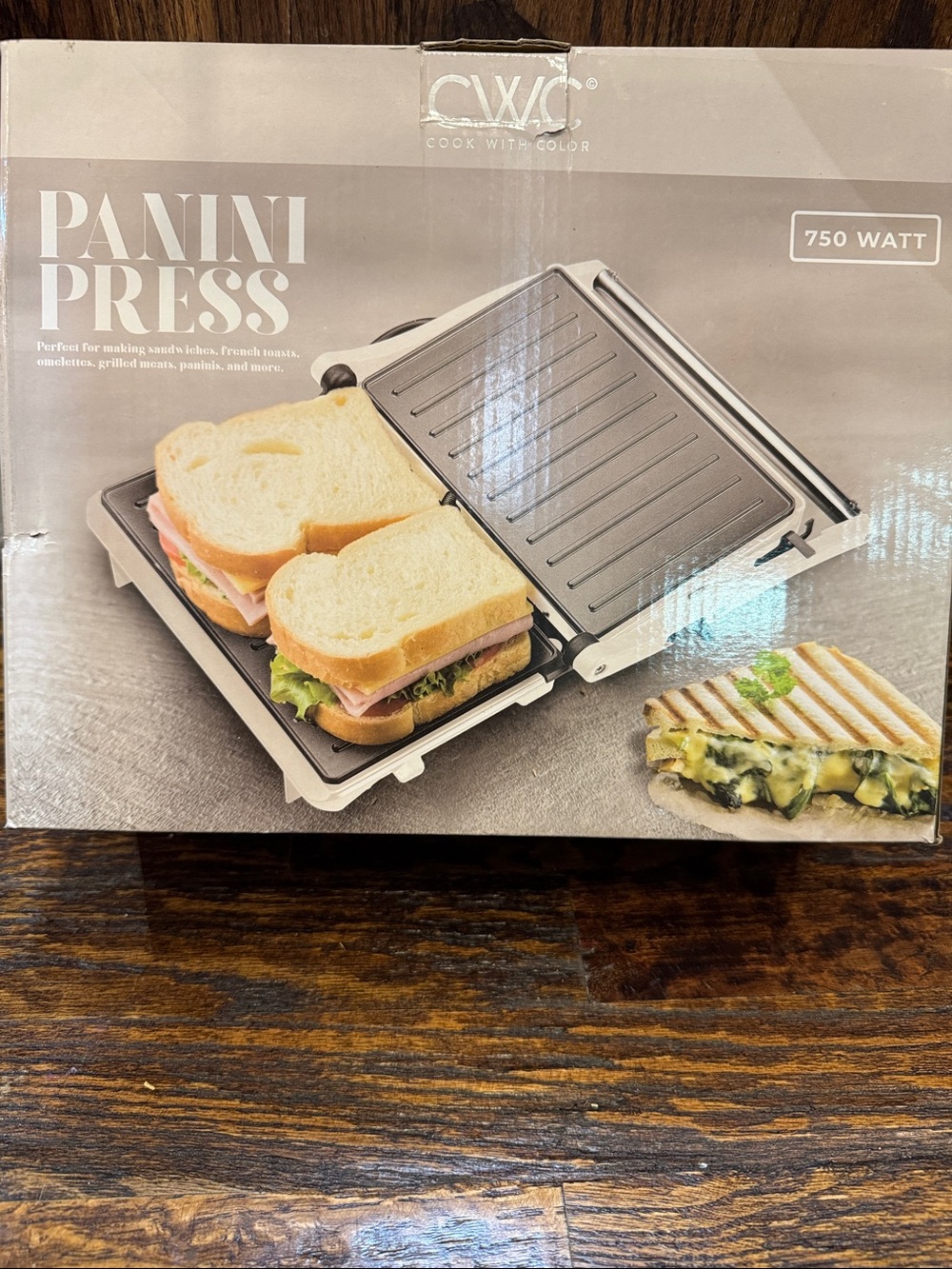 Brand New! Panini Press - White - 750W